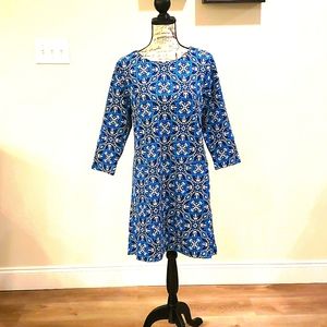 Blue shift dress